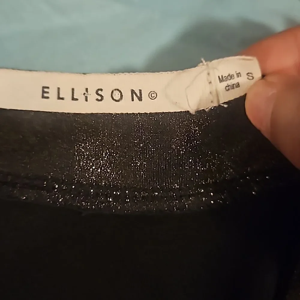 ELLision woman mini dress gold black S